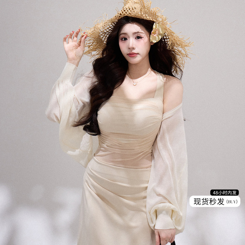 Warm and Soft【Cooling Shirt】Daily Gentle Style Thin Slim Fit Long Sleeve Women's Cardigan Solid Color Outerwear Short Jacket Warm and Soft【Cooling Shirt】Daily Gentle Style Thin Slim Fit Long Sleeve Women's Cardigan Solid Color Outerwear Short Jacket