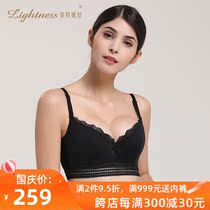 Lightness leitenth 3 4 cups memory steel ring gathered short bra underwear women C1002