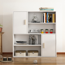 Simple bookshelf floor rack storage cabinet space saving home Economy Table small bookshelf simple bookcase