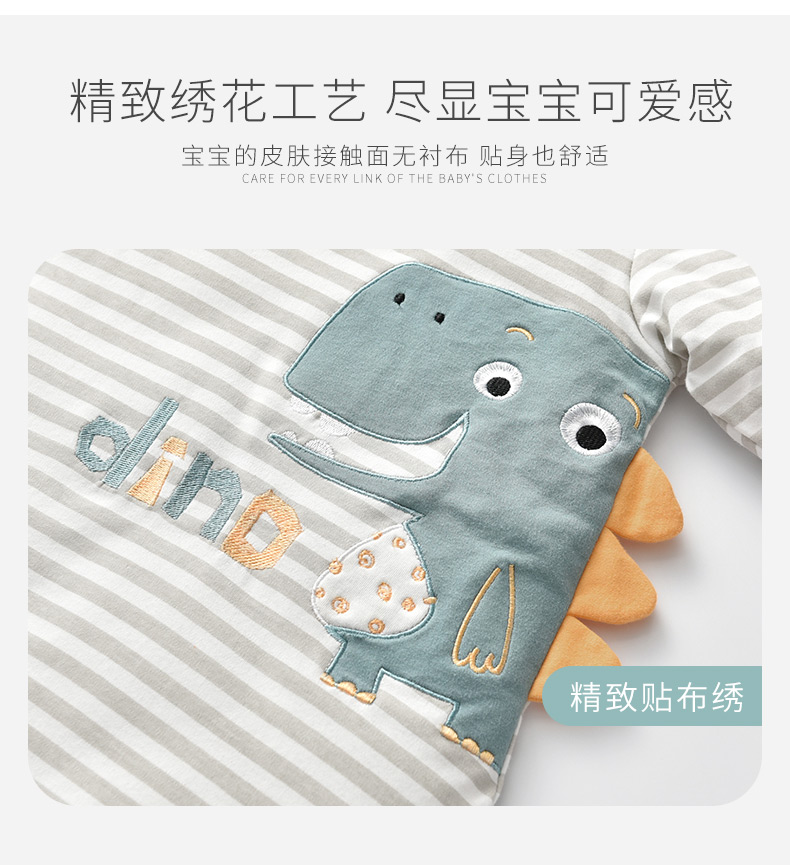 Bộ đồ ngủ cho bé Xiêm mùa thu và mùa đông cho bé bộ đồ liền thân body dài tay cho bé gái