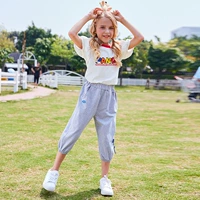 Белый топ+серые брюки [набор 14 на 10 юаней]