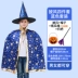 Halloween trẻ em trang phục bé trai áo choàng áo choàng phù thủy quần áo mẫu giáo khu vực biểu diễn chất liệu đạo cụ trang phục 