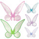 Butterfly wings back decoration ສໍາລັບເດັກນ້ອຍ elf wings angel girl props flower fairy princess fairy little girl back