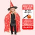 Halloween trẻ em trang phục bé trai áo choàng áo choàng phù thủy quần áo mẫu giáo khu vực biểu diễn chất liệu đạo cụ trang phục 
