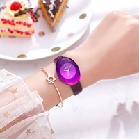 8372 Серебряная фиолетовая тарелка