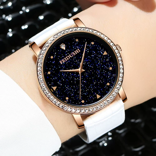 Водонепроницаемые швейцарские часы, модные трендовые женские часы для отдыха, 2020, в корейском стиле, простой и элегантный дизайн