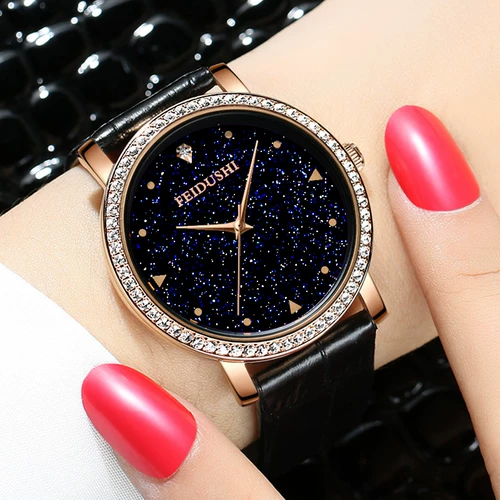 Водонепроницаемые швейцарские часы, модные трендовые женские часы для отдыха, 2020, в корейском стиле, простой и элегантный дизайн