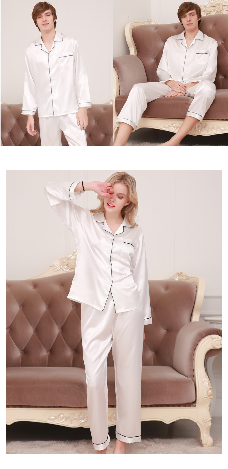 Pyjama mixte en Polyester Polyester  à manches longues - Ref 3004072 Image 26