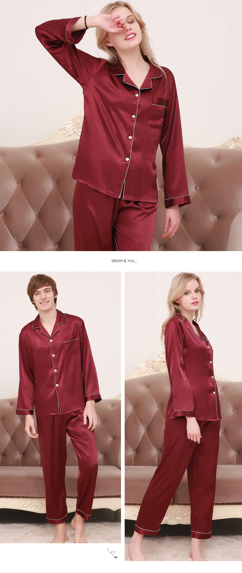 Pyjama mixte en Polyester Polyester  à manches longues - Ref 3004072 Image 22