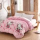 Coral quilt bao gồm một mảnh flannel mui xe hai mặt lông cừu nhung dày sang trọng cashmere mùa đông phụ nữ duy nhất đôi