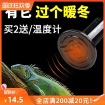 Turtle box heat preservation lamp snake tortoise lizard horn frog ceramic heating lamp tortoise temperature control heating lamp turtle bulb