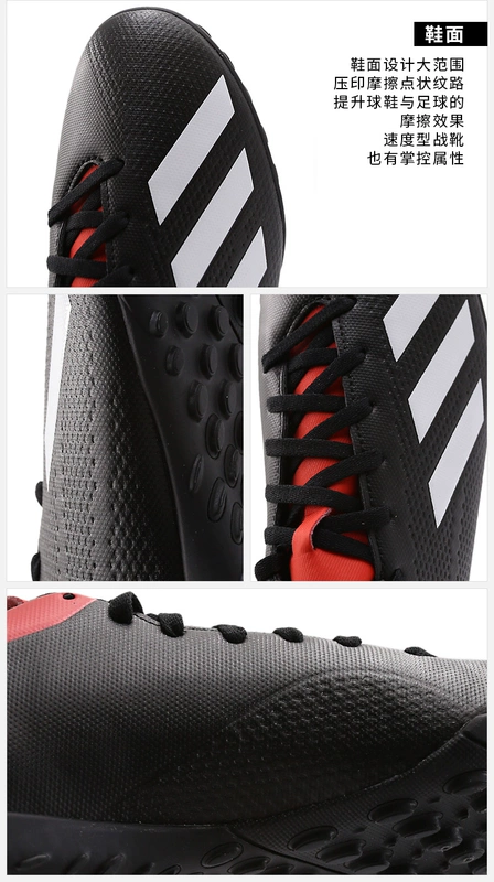 Giày thể thao nam Adidas 2019 xuân mới giày thể thao TF gãy móng đào tạo giày bóng đá BB9412 - Giày bóng đá