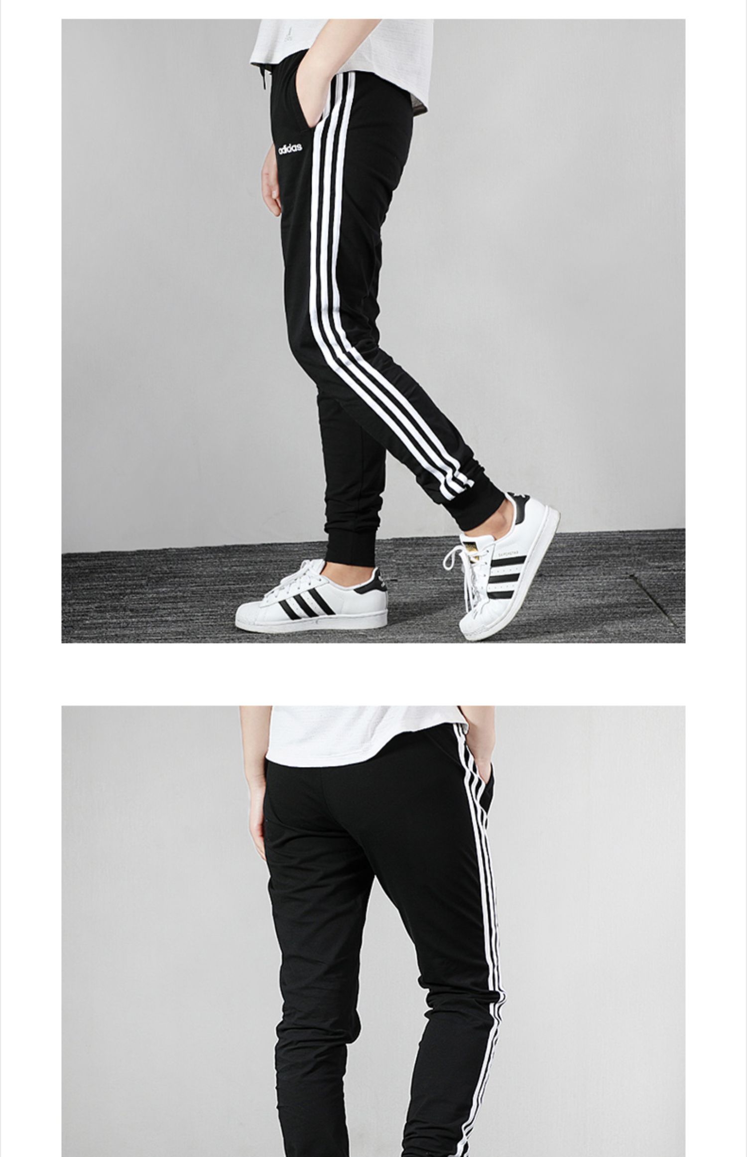 Bộ đồ thể thao Adidas nữ mùa thu 2019 mới diện áo khoác thể thao trùm đầu áo khoác quần lọt khe - Thể thao sau bộ adidas nữ mùa hè