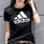 Adidas nữ tay ngắn 2019 xuân mới tập thể dục nửa tay chạy bình thường áo thun thể thao Slim DY7732 mũ lưỡi trai lacoste