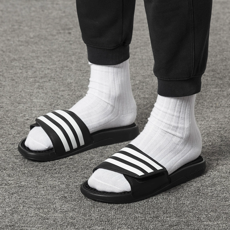 Dép Adidas nam triều 2019 giày đi biển mùa hè ngoài trời Velcro dép từ thông thường F35565 - Dép thể thao dép quai hậu nữ đi học