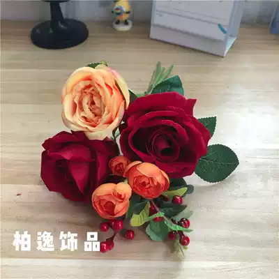 Split bridal bouquet simulation flower decoration bouquet wedding shooting