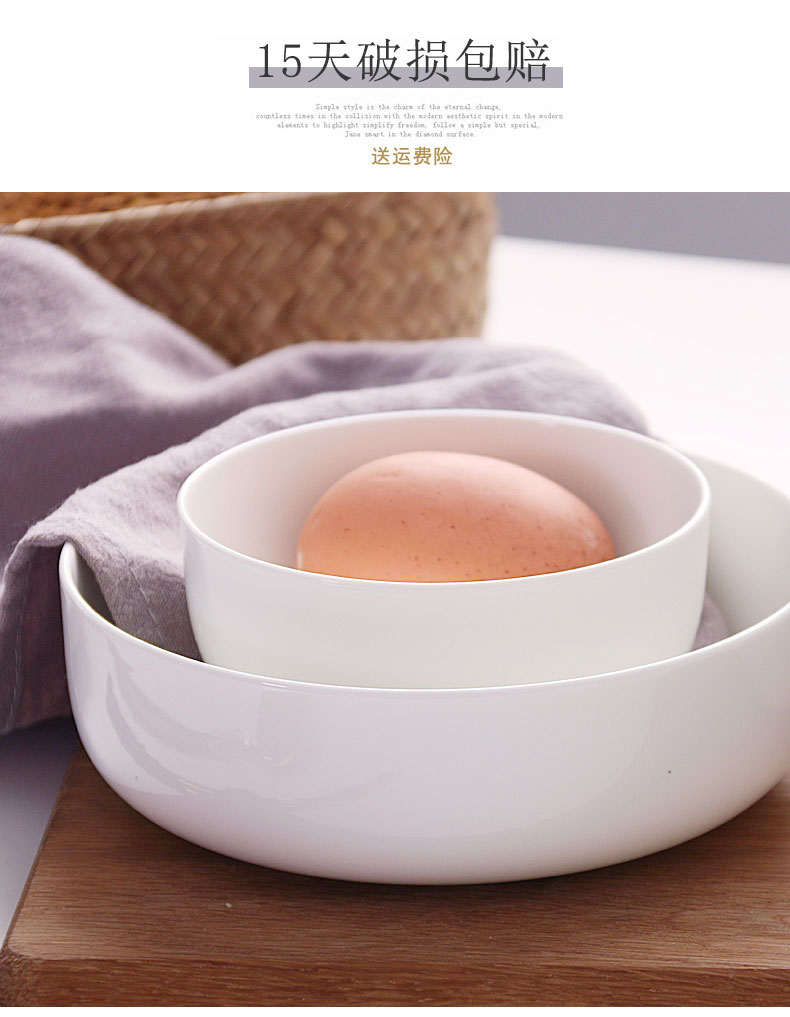 Ceramic plates home dishes deep deep orifice plate plate ipads porcelain dish dish dish cooking soup plate creative deep litter tray