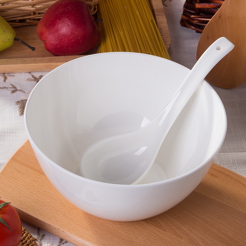 Jingdezhen porcelain household creative large ipads ceramic bowl of soup basin character 8 CunShui boiled fish soup bowl rainbow such as bowl big bowl