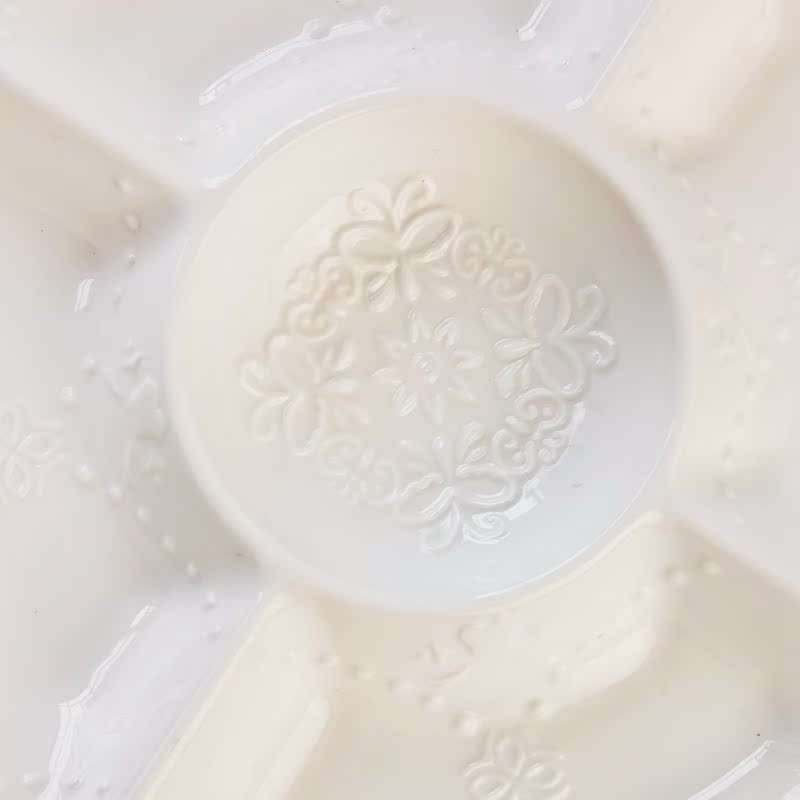 Modern Korean home, compote creative snack plate dry fruit bowl sitting room melon and fruit plate ceramic frame compote