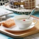 Cốc sữa có nắp, bột yến mạch, cốc ngũ cốc, cốc ăn sáng bằng gốm, dung tích lớn, cốc nước dễ thương, cốc sứ xương bình đựng nước đá