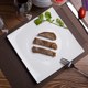 Creative household white bone porcelain western food plate steak tableware pasta plate steak dish cutlery plate steak dish cutlery plate set