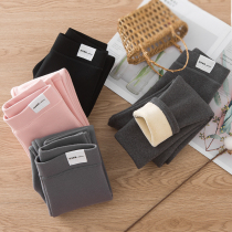 Girl Beats Bottom Pants Garnter Thickened Girl Child Pants Integrated Suede Winter Outwear Children Pure Cotton Warm Long Pants