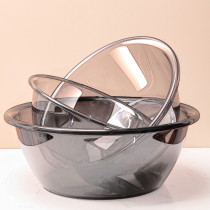 Washing basin household plastic basin large transparent basin thickened durable laundry basin for student dormitory foot washing basin