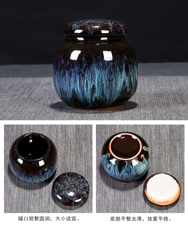 Leopard lam, up built light tea suit household temmoku glaze ceramic teapot masterpieces kung fu tea cup, tea