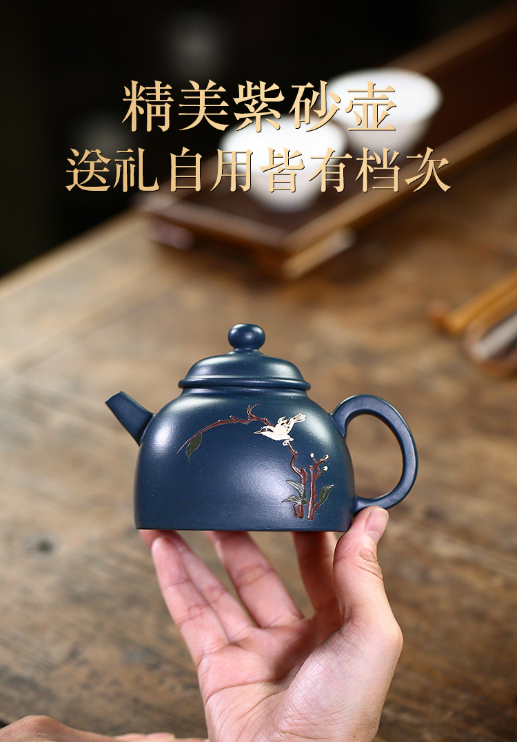 Leopard lam, mingyuan tea pot of yixing it pure manual dahongpao kung fu tea authentic beauty suit the teapot