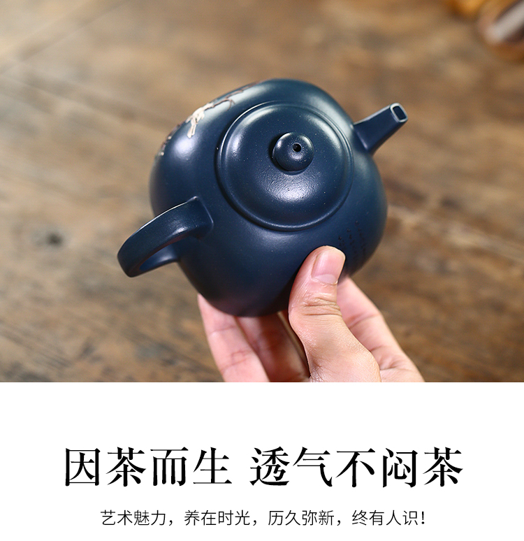 Leopard lam, mingyuan tea pot of yixing it pure manual dahongpao kung fu tea authentic beauty suit the teapot