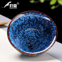 Kiln Cup retro kung fu small tea cup ceramic master Cup single cup tea cup ceramic jade bowl tea cup