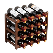Red wine storage rack refrigerator honeycomb wine bottle rack wine cabinet bracket ornament box shelf for beer bottles