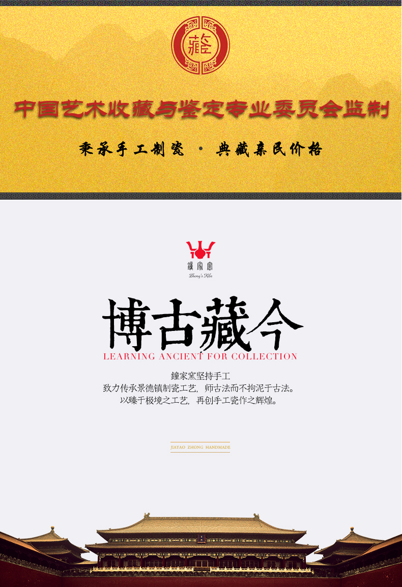 Three to clock home up tureen jingdezhen ceramic cups ji blue paint filled grain tea bowl of kung fu tea set by hand