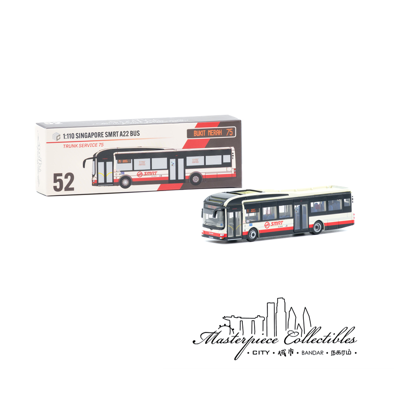 Masterpiece Model | Masterpiece Collectibles 1/110 Singapore A22 Bus Model No. 52