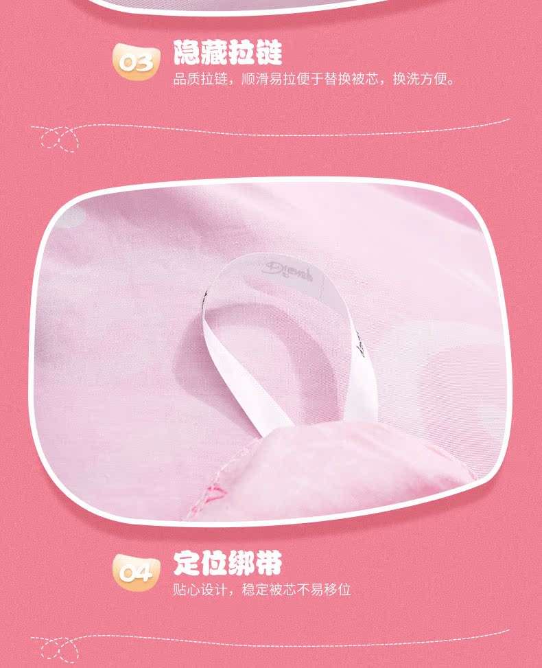 bộ đồ giường bông denim lanh chăn bông phim hoạt hình công chúa cô gái gió ba mảnh Disney cho trẻ em - Bộ đồ giường bốn mảnh chăn ga cao cấp luxury