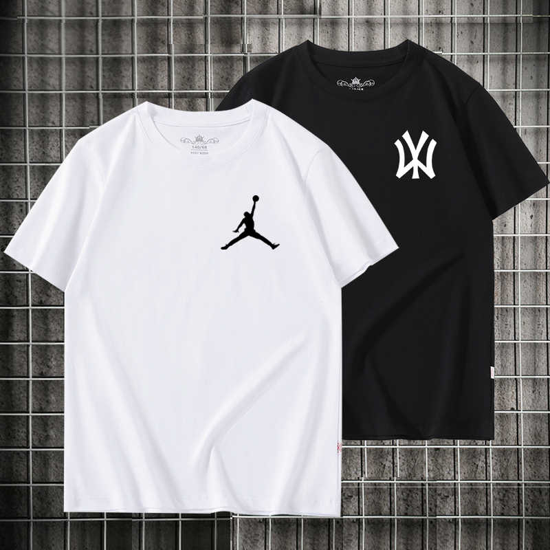 Official Website Children's Clothing Boys' Short-Sleeved T-Shirts Kids' Summer Clothes 2025 New Summer Wear Boys' Half-Sleeved Tops for Older Children