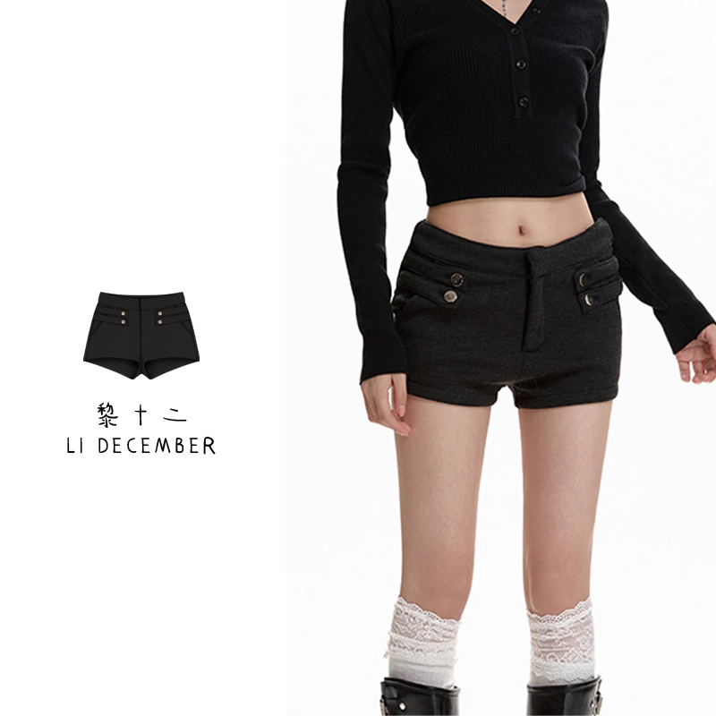 Black Casual Stylish Shorts for Women, Spring/Summer 2026 New High-Waisted Slimming Versatile Hot Girl Style Hip-Hugging Straight-Leg Pants Black Casual Stylish Shorts for Women, Spring/Summer 2026 New High-Waisted Slimming Versatile Hot Girl Style Hip-Hugging Straight-Leg Pants