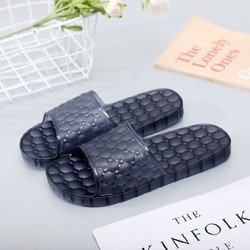 Household crystal jelly shoes thick soles of plastic slippers women summer anti -bathroom bathing deodorant and leisure couple