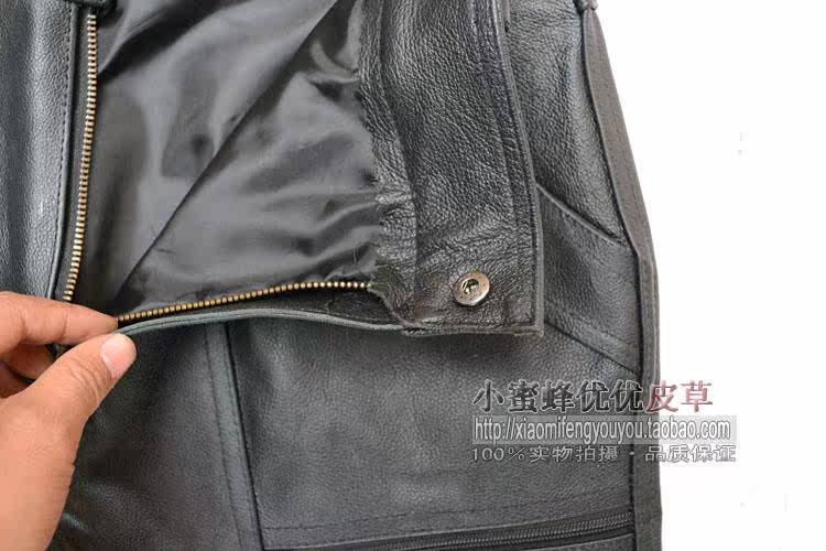 Pantalon cuir homme droit - Ref 1491402 Image 10