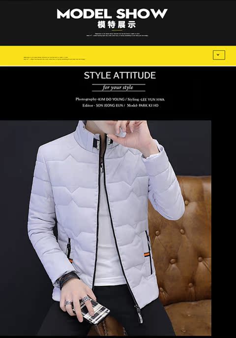 Áo khoác nam cotton mùa đông 2018 mới dành cho giới trẻ Hàn Quốc áo khoác bomber bóng chày