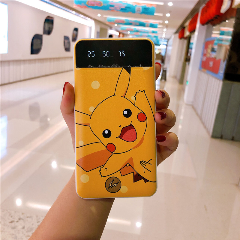 Ultra thin 20,000 mA mobile charge capacity small portable mini action power supply fast charge and cute girl buddy