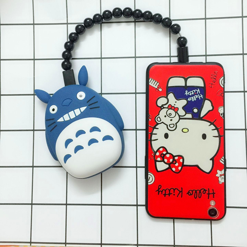 Phim hoạt hình Totoro nữ dễ thương Điện thoại di động 12000 mAh Sạc điện thoại di động Phổ thông Mini Sáng tạo cá tính - Ngân hàng điện thoại di động pin sạc dự phòng xiaomi gen 3