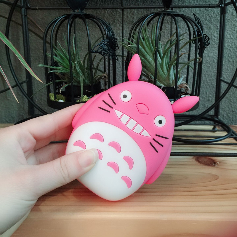 Phim hoạt hình Totoro nữ dễ thương Điện thoại di động 12000 mAh Sạc điện thoại di động Phổ thông Mini Sáng tạo cá tính - Ngân hàng điện thoại di động pin sạc dự phòng xiaomi gen 3