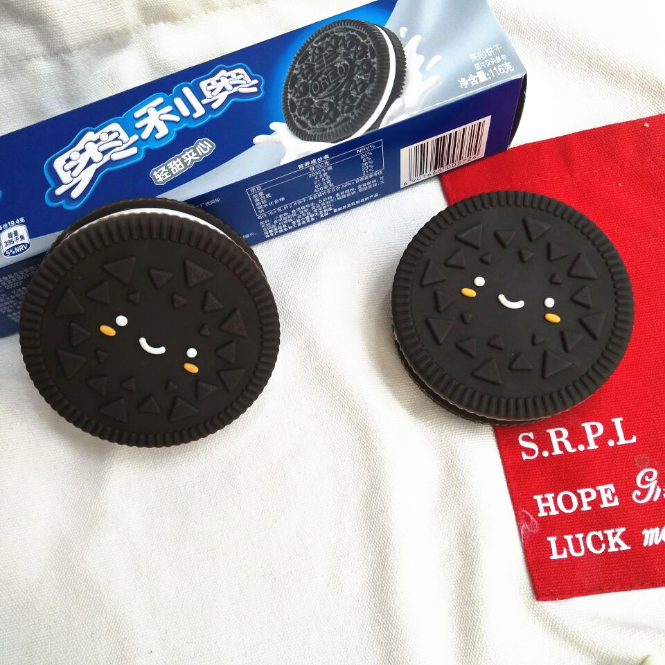 Cookie có thể Aiaoliao sáng tạo sô cô la bánh sandwich sạc kho báu Andrews của Apple điện thoại điện thoại di động miễn phí vận chuyển - Ngân hàng điện thoại di động sạc dự phòng mi