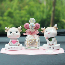 One Road Safety Deer On-board Perfume Fragrant car Ornament Car Pendulum car Ornament Interior Decoration Supplies Great All Goddess