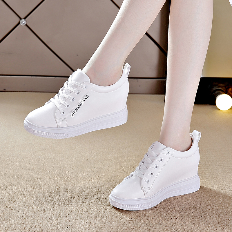【诗怡儿】韩版小白鞋百搭休闲内增高运动鞋