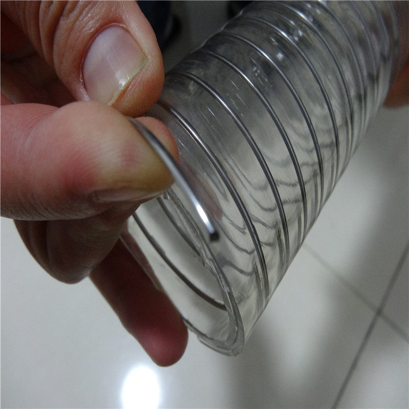 pu polyether-type smooth tube) transparent abrasion resistant and high temperature resistant food grade plastic pipe TPU polyurethane steel wire hoses