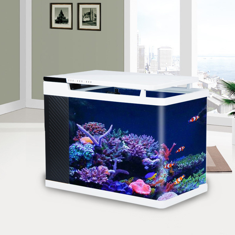 [USD 194.01] Fish tank aquarium glass fish tank mini aquarium small ...