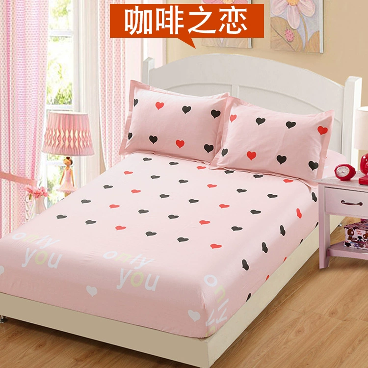 Giường cotton cho trẻ em Cậu bé hoạt hình dễ thương 100% cotton trải giường đơn nữ 1.8 1,5 m Giường 1,2m