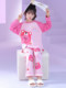 春秋季儿童睡衣女孩纯棉薄款长袖海狸loppy女童秋装中大童家居服